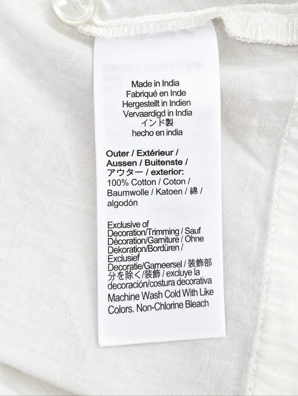 J.Crew Lace-Trim Cinched-Waist Cotton Voile Top White Size S
